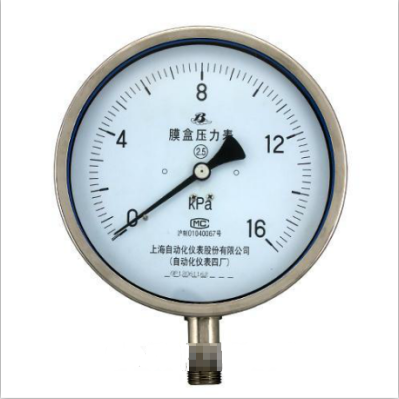 YE-150B不锈钢膜盒压力表