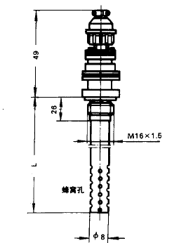 WZP-26S引进型插座式热电阻
