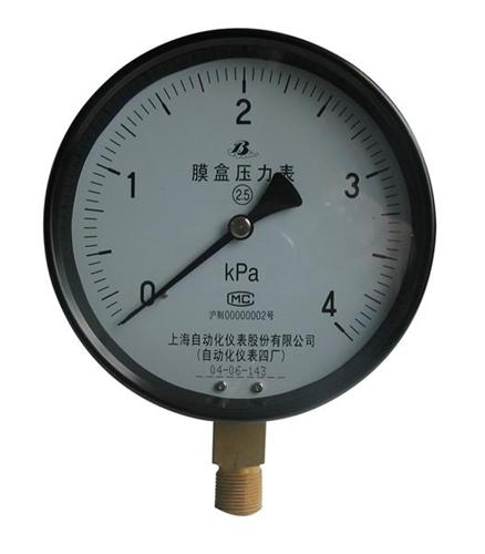 YE-150膜盒压力表
